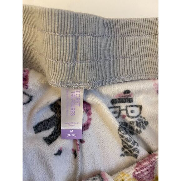 Secret Treasures Gray Owl PJ Pants Super Soft Medium M 8-10 Pockets - Picture 5 of 5